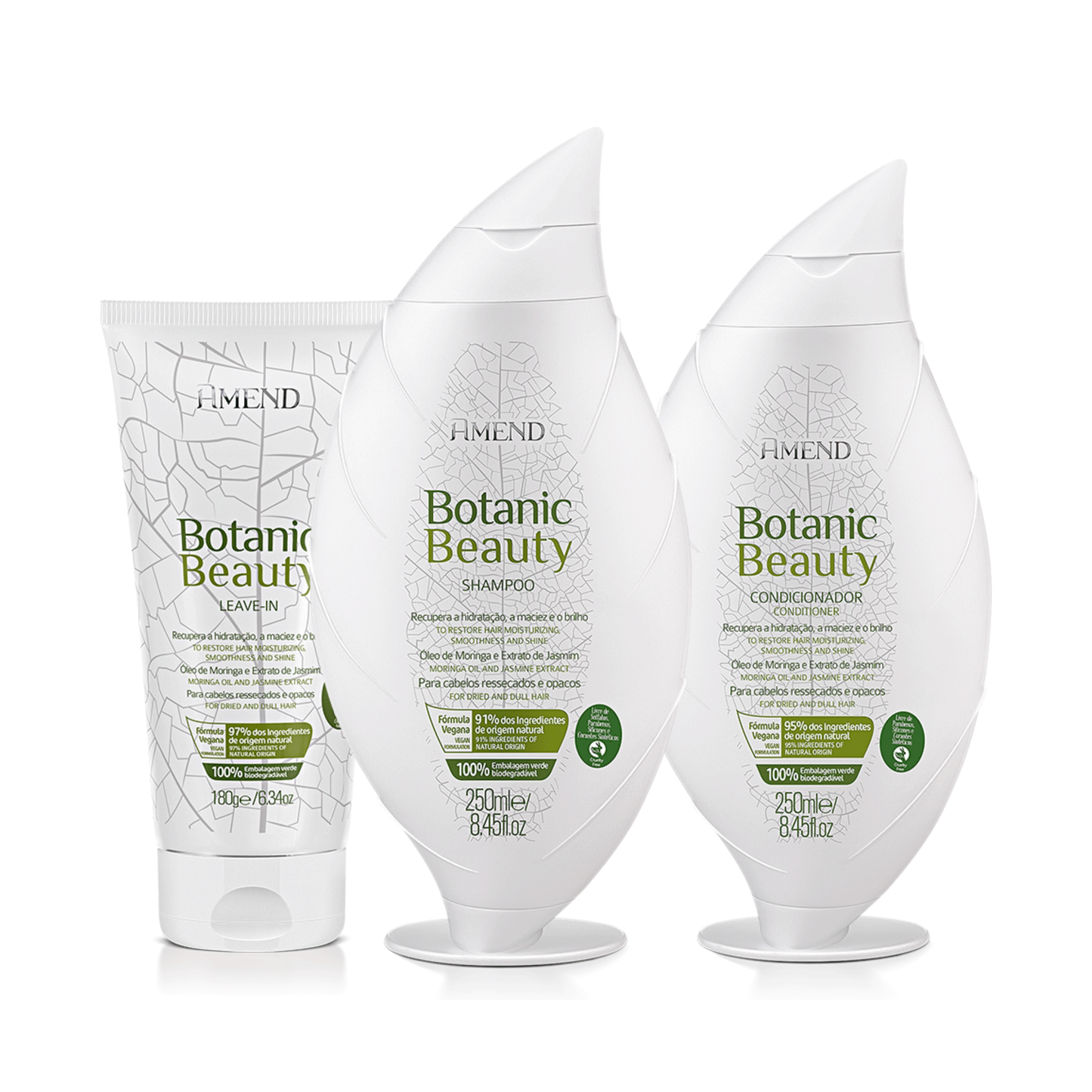Amend Botanic Beauty Kit x 3 products with Leave-in (White Line)