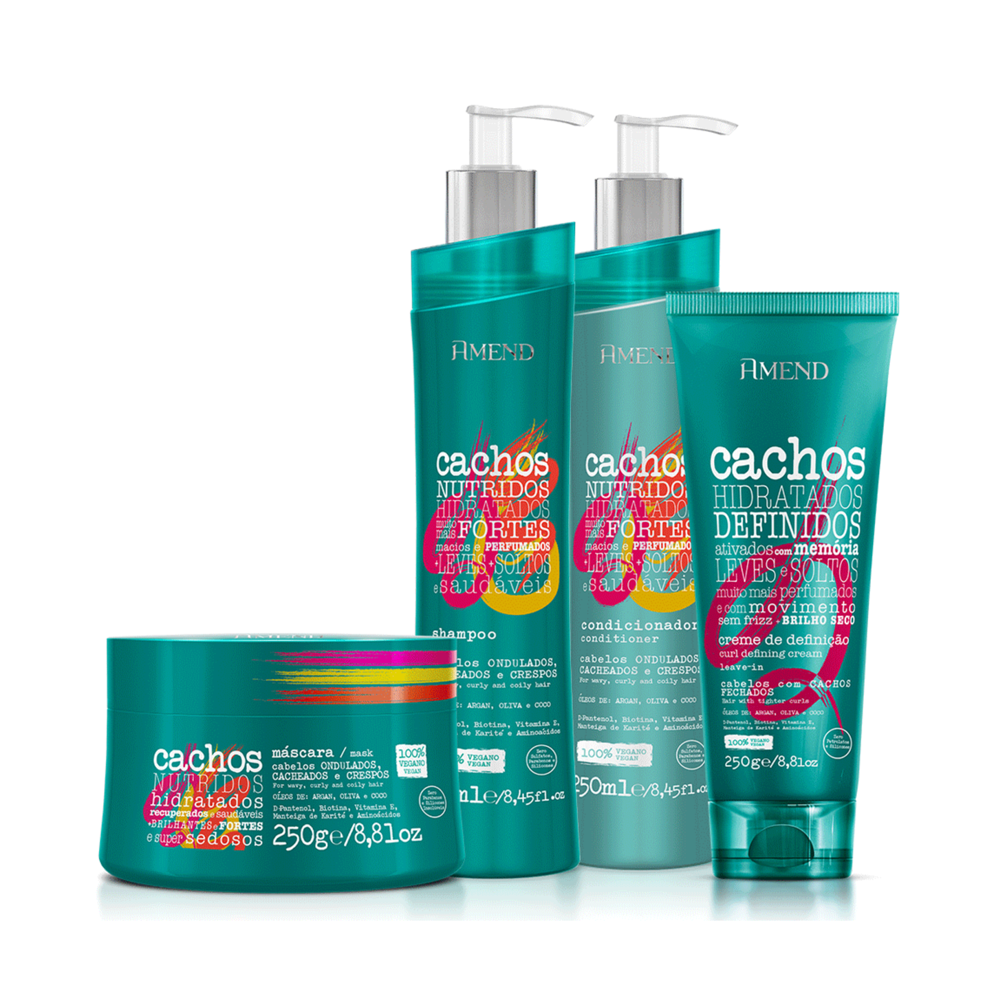 Amend Cachos Kit for Curly Hair x 4 products