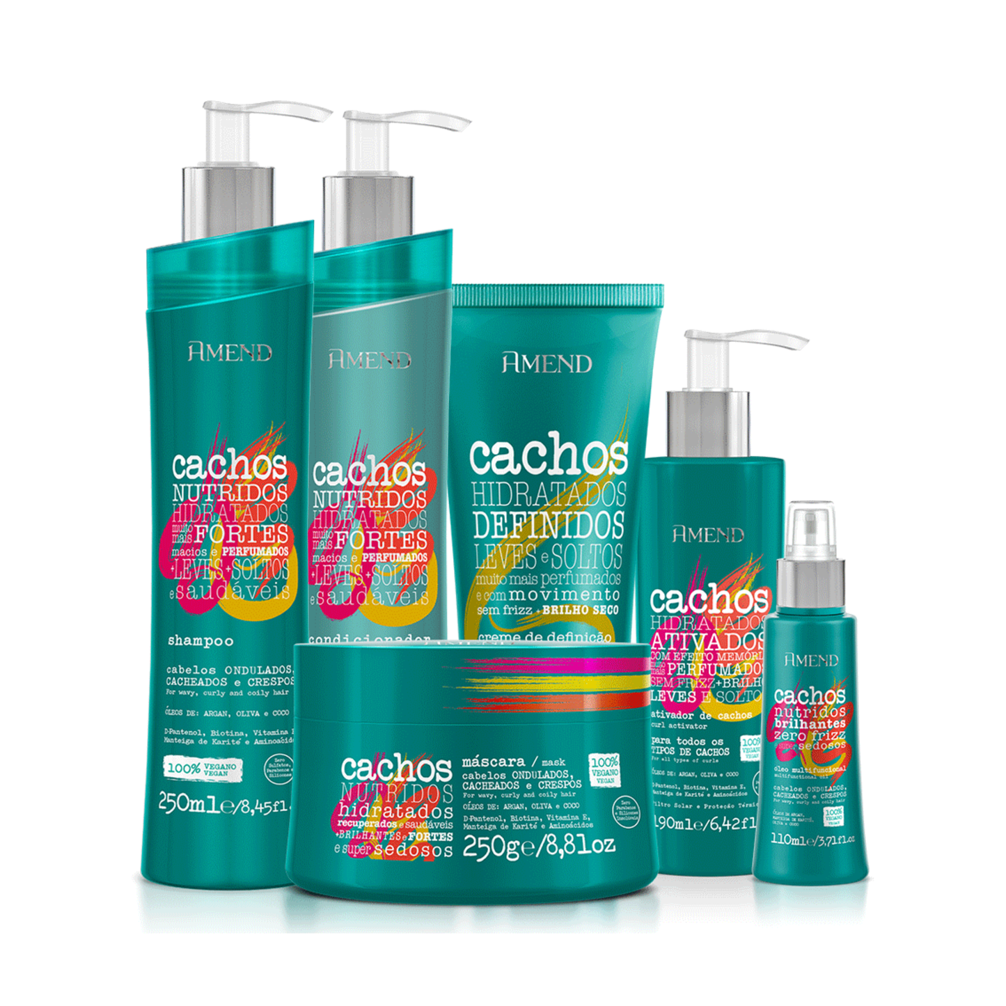 Amend Cachos Kit for Curly Hair x 6 products