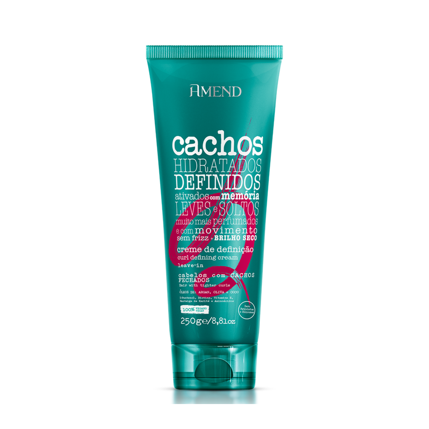 Amend Cachos Curls Defining Cream Leave-in – for Hair with Closer Curls 250g