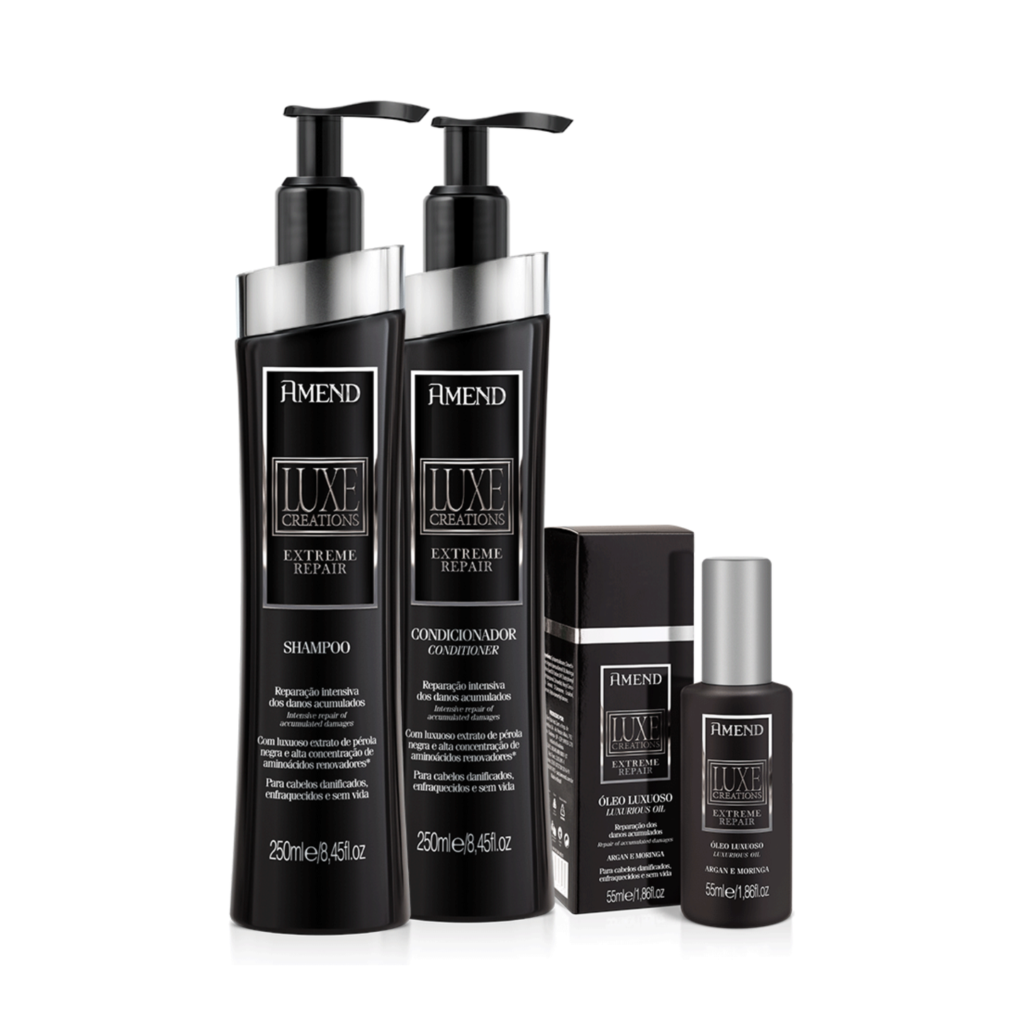 Amend Extreme Repair Kit x 3 products with Luxurious Oil
