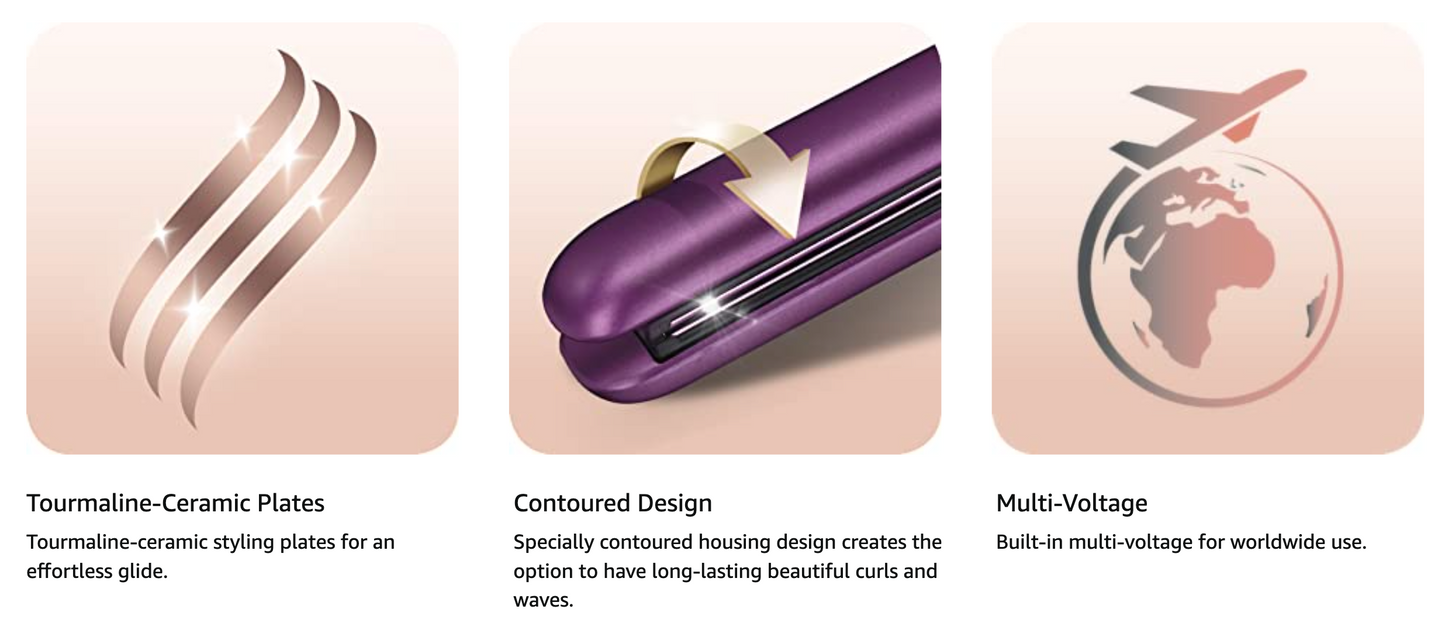 BaByliss Velvet Orchid 235 hair straightener