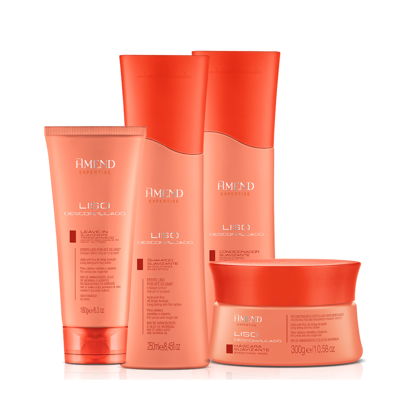 Amend Liso Uncomplicated Smoothing Kit x 4 products